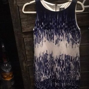 Vince Camuto dress, size 2. Navy and white.